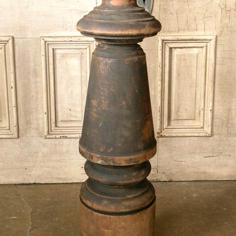 #52389 Salvaged Antique Turned Wood Newel Post image 5