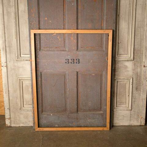 #52407 38x50 Salvaged Oak Wood Trim Frame image 6