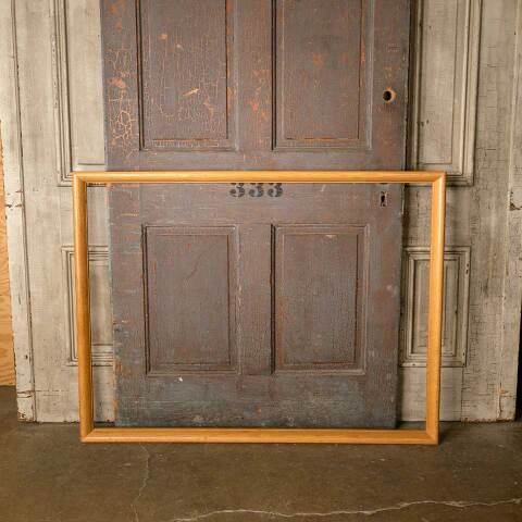 #52407 38x50 Salvaged Oak Wood Trim Frame image 8