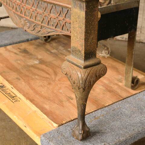 #52416 Salvaged Antique Gas Fireplace Insert image 6