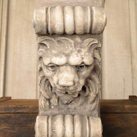 #52458 Cast Plaster Lion Bracket Wall Hanging image 3