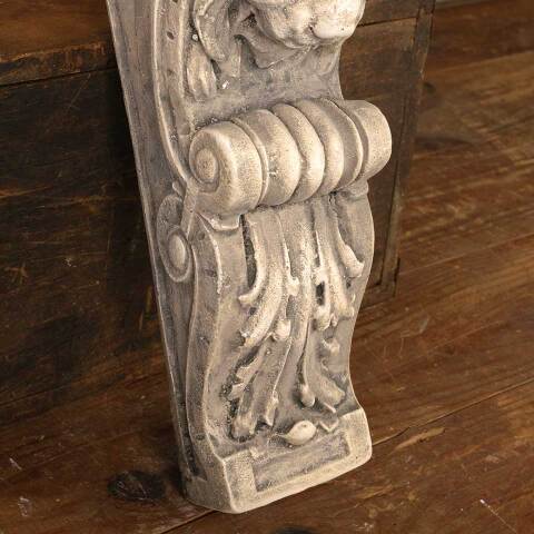 #52458 Cast Plaster Lion Bracket Wall Hanging image 5