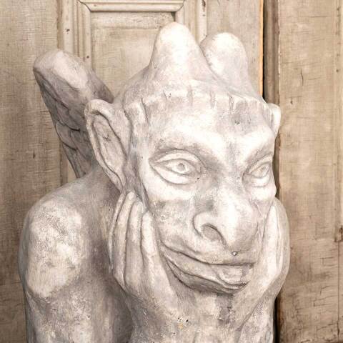 #52465 Large Cast Plaster Notre Dame Gargoyle image 3