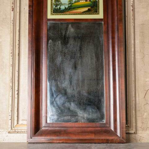 #52472 Antique MOUNT VERNON Eglomise Mirror image 4