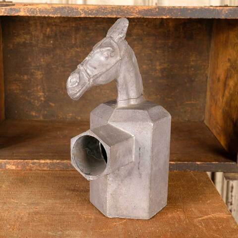 #52477 Vintage Metal Horse Head Fence Post Topper image 7