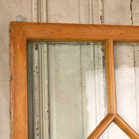 #52482 34x33 Salvaged Antique Divided Lite Window image 3