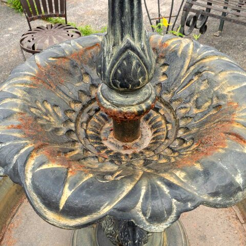 #52490 60x63 Ornate Cast Iron Garden Fountain image 5