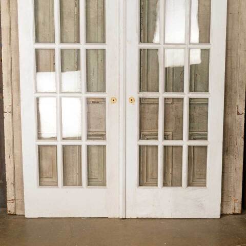 #52516 60x84 Salvaged Antique 15 Lite French Doors image 3