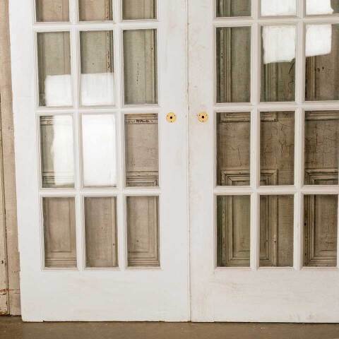 #52516 60x84 Salvaged Antique 15 Lite French Doors image 7