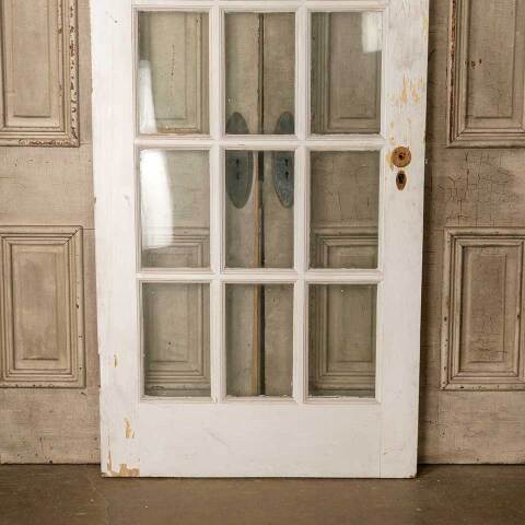 #52517 34x81 Salvaged Antique 15 Lite French Door image 3