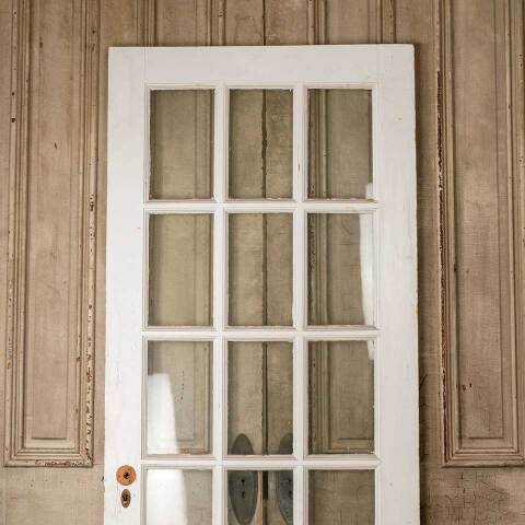 #52517 34x81 Salvaged Antique 15 Lite French Door image 5