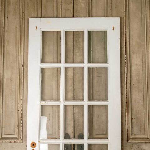 #52524 34x81 Salvaged Antique 15 Lite French Door image 5