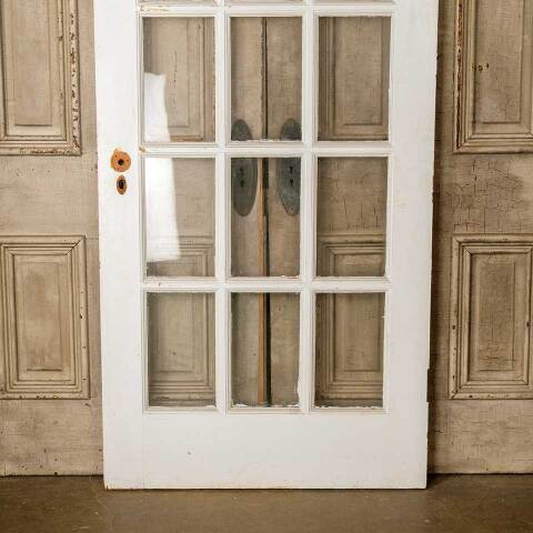 #52524 34x81 Salvaged Antique 15 Lite French Door image 6
