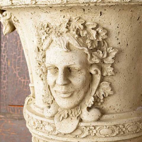 #52559 Ornate Cast Composite Garden Urn Planter image 3