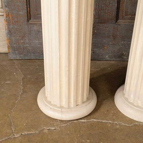 #52575 Salvaged Antique Fluted Wood Columns image 3