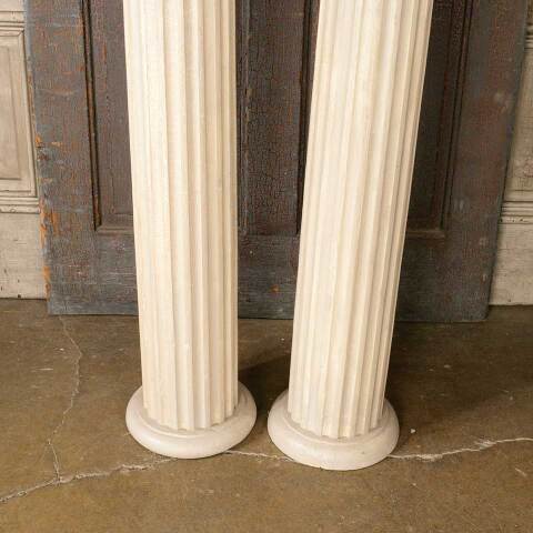 #52575 Salvaged Antique Fluted Wood Columns image 4