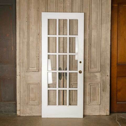 #52623 32x80 Salvaged 15 Lite French Entry Door image 4