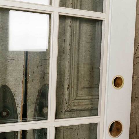 #52624 30x79 Salvaged Full Lite Wood Entry Door image 7