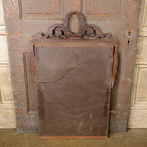 #52626 Antique Ornate Wood Framed Wall Mirror image 8