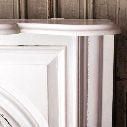 #52638 Antique Cast Iron Fireplace Mantel & Cover image 6