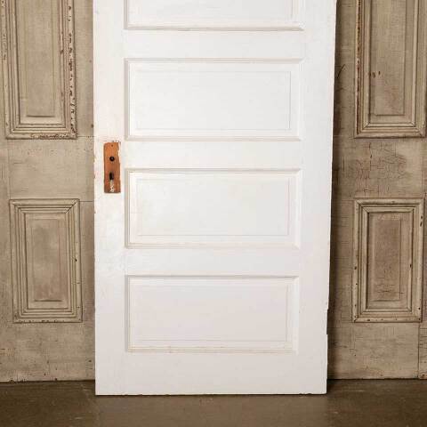 #52655 32x79 Salvaged 5 Panel Interior Wood Door image 7