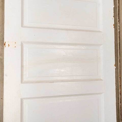 #52655 32x79 Salvaged 5 Panel Interior Wood Door image 8