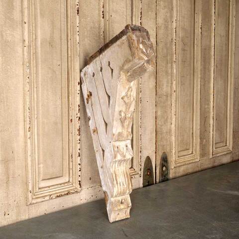 #52666 Salvaged Antique Wood House Corbel Bracket image 3