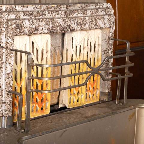 #52667 Antique Art Deco Gas Fireplace Insert image 4