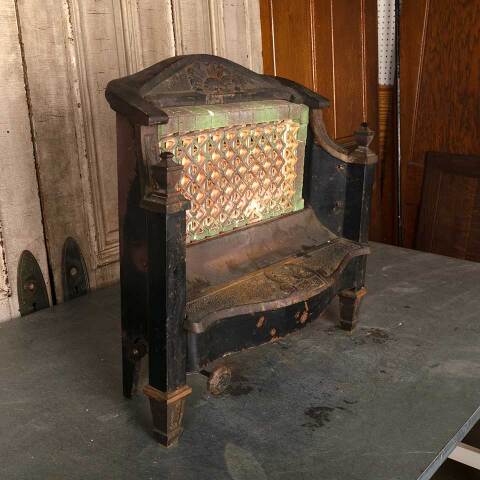 #52668 Salvaged Antique Gas Fireplace Insert image 2