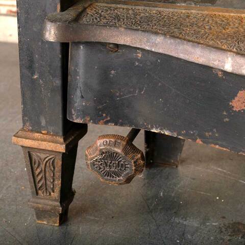 #52668 Salvaged Antique Gas Fireplace Insert image 6