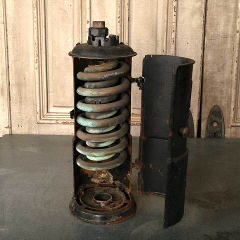 #52669 Antique Cast Iron Tankless Water Heater image 5