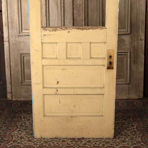 #52731 32x80 Salvaged Antique Half Lite Entry Door image 5