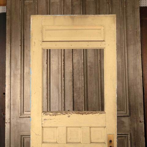 #52731 32x80 Salvaged Antique Half Lite Entry Door image 6