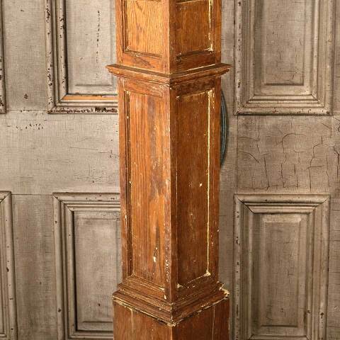 #52740 Salvaged Antique Oak Staircase Newel Post image 6