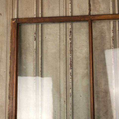 #52745 40x36 Antique Divided 2 Lite Wood Window image 2