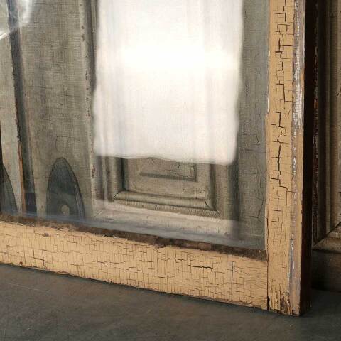 #52745 40x36 Antique Divided 2 Lite Wood Window image 8