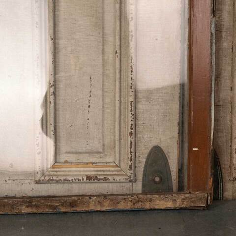 #52746 33x39 Antique Wood Window w/ Wavy Glass image 2