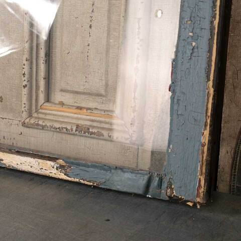 #52746 33x39 Antique Wood Window w/ Wavy Glass image 6