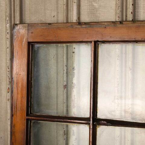 #52748 20x21 Antique Divided 4 Lite Wood Window image 6