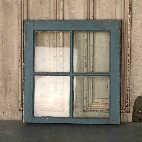 #52748 20x21 Antique Divided 4 Lite Wood Window image 7