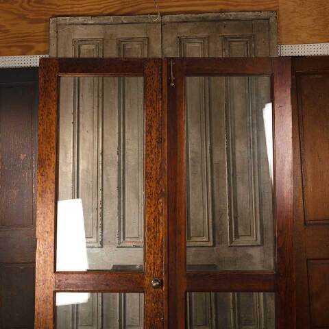#52805 56x83 Salvaged Vintage Wood Storm Doors image 2