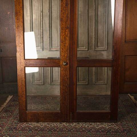 #52805 56x83 Salvaged Vintage Wood Storm Doors image 3