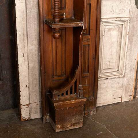 #52829 60x49 Antique Victorian Fireplace Mantel image 3