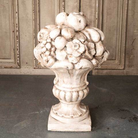 #52850 Painted Plaster Cornucopia Urn Home Decor image 5