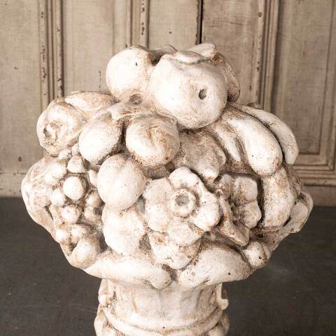 #52850 Painted Plaster Cornucopia Urn Home Decor image 6