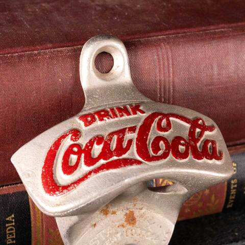#52876 Vintage Coca-Cola Wall Mount Bottle Opener image 4
