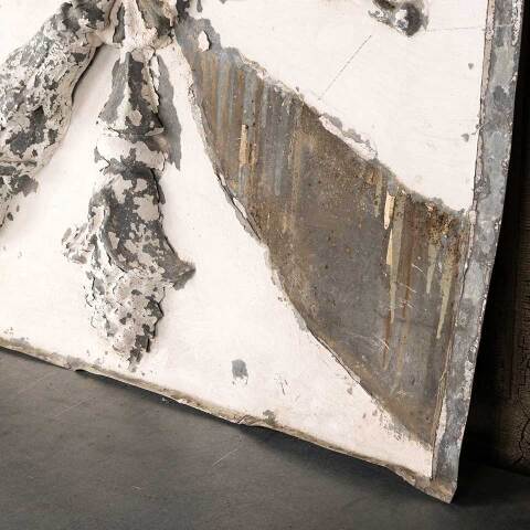 #52889 Antique Zinc Building Frieze Swag Ornament image 6