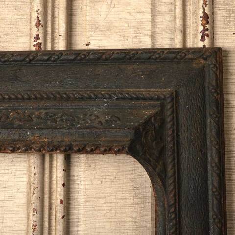 #52918 26x30 Antique Cast Iron Fireplace Surround image 5