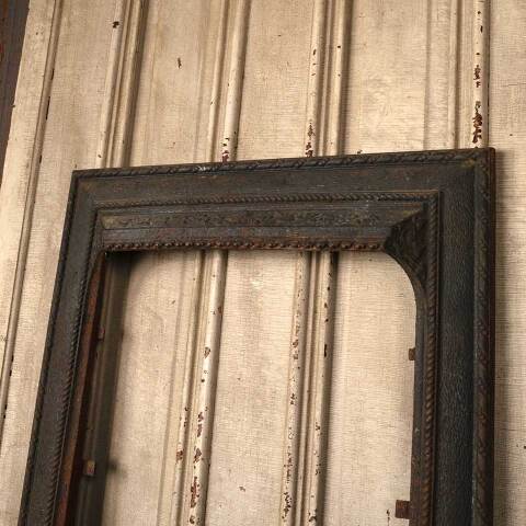 #52918 26x30 Antique Cast Iron Fireplace Surround image 7