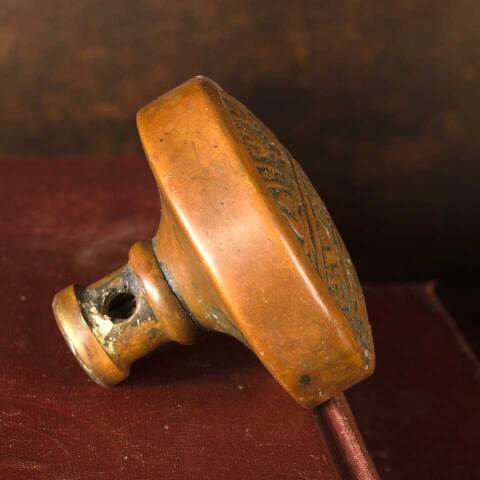 #52927 Antique Brass Corbin Ceylon Single Doorknob image 4